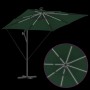 Parasol de cantilever tipo plátano Verde 249 x 249 x 250 cm en Sombrillas | Comprar online en Foru.es