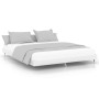 Estructura de cama madera de ingeniería blanco brillo 180x200cm de vidaXL, Camas y somieres - Ref: Foro24-832119, Precio: 149...