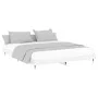Estructura de cama madera de ingeniería blanco brillo 180x200cm de vidaXL, Camas y somieres - Ref: Foro24-832119, Precio: 147...