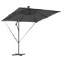 Parasol de cantilever tipo plátano Antracita 249 x 249 x 250 cm en Sombrillas | Comprar online en Foru.es