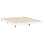 Estructura de cama madera de ingeniería blanco brillo 180x200cm de vidaXL, Camas y somieres - Ref: Foro24-832119, Precio: 147...