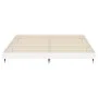 Estructura de cama madera de ingeniería blanco brillo 180x200cm de vidaXL, Camas y somieres - Ref: Foro24-832119, Precio: 147...