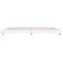 Estructura de cama madera de ingeniería blanco brillo 180x200cm de vidaXL, Camas y somieres - Ref: Foro24-832119, Precio: 147...