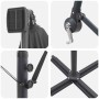 Parasol de cantilever tipo plátano Antracita 249 x 249 x 250 cm en Sombrillas | Comprar online en Foru.es