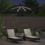 Parasol de cantilever tipo plátano Negro 249 x 249 x 250 cm en Sombrillas | Comprar online en Foru.es