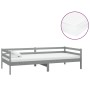 Sofá cama con colchón madera de pino maciza gris 90x200 cm de vidaXL, Camas y somieres - Ref: Foro24-3083571, Precio: 266,73 ...
