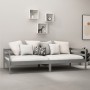 Sofá cama con colchón madera de pino maciza gris 90x200 cm de vidaXL, Camas y somieres - Ref: Foro24-3083571, Precio: 266,73 ...