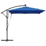 Parasol de cantilever tipo plátano Azul 249 x 249 x 250 cm en Sombrillas | Comprar online en Foru.es