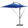 Parasol de cantilever tipo plátano Azul 249 x 249 x 250 cm en Sombrillas | Comprar online en Foru.es