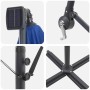 Parasol de cantilever tipo plátano Azul 249 x 249 x 250 cm en Sombrillas | Comprar online en Foru.es