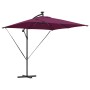 Parasol de cantilever tipo plátano Rojo burdeos en Sombrillas | Comprar online en Foru.es
