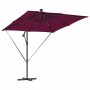 Parasol de cantilever tipo plátano Rojo burdeos en Sombrillas | Comprar online en Foru.es
