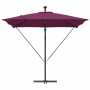 Parasol de cantilever tipo plátano Rojo burdeos en Sombrillas | Comprar online en Foru.es