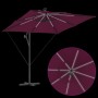 Parasol de cantilever tipo plátano Rojo burdeos en Sombrillas | Comprar online en Foru.es