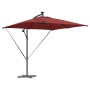 Parasol de cantilever tipo plátano Terracota 249 x 249 x 250 cm en Sombrillas | Comprar online en Foru.es