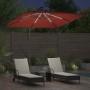 Parasol de cantilever tipo plátano Terracota 249 x 249 x 250 cm en Sombrillas | Comprar online en Foru.es