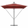 Parasol de cantilever tipo plátano Terracota 249 x 249 x 250 cm en Sombrillas | Comprar online en Foru.es