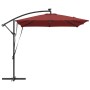 Parasol de cantilever tipo plátano Terracota 249 x 249 x 250 cm en Sombrillas | Comprar online en Foru.es