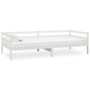 Sofá cama con colchón madera de pino maciza blanco 90x200 cm de vidaXL, Camas y somieres - Ref: Foro24-3083555, Precio: 231,0...