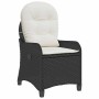 Sillón reclinable Negro 56 x 66 x 95 cm ratán sintético en Sillas de jardín | Comprar online en Foru.es