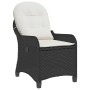 Sillón reclinable Negro 56 x 66 x 95 cm ratán sintético en Sillas de jardín | Comprar online en Foru.es