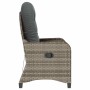 Sillón reclinable Gris 56 x 66 x 95 cm ratán sintético en Sillas de jardín | Comprar online en Foru.es