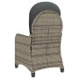 Sillón reclinable Gris 56 x 66 x 95 cm ratán sintético en Sillas de jardín | Comprar online en Foru.es