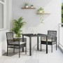 Silla de Jardín 2 pcs Negro 55 x 53 x 85 cm ratán sintético en Sillas de jardín | Comprar online en Foru.es