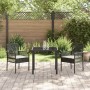 Silla de Jardín 2 pcs Negro 55 x 53 x 85 cm ratán sintético en Sillas de jardín | Comprar online en Foru.es