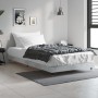 Estructura de cama madera de ingeniería gris hormigón 90x200cm de vidaXL, Camas y somieres - Ref: Foro24-832169, Precio: 94,3...