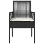 Silla de Jardín 2 pcs Negro 55 x 53 x 85 cm ratán sintético en Sillas de jardín | Comprar online en Foru.es