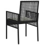 Silla de Jardín 2 pcs Negro 55 x 53 x 85 cm ratán sintético en Sillas de jardín | Comprar online en Foru.es
