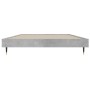 Estructura de cama madera de ingeniería gris hormigón 90x200cm de vidaXL, Camas y somieres - Ref: Foro24-832169, Precio: 94,3...