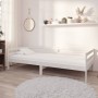 Sofá cama con colchón madera de pino maciza blanco 90x200 cm de vidaXL, Camas y somieres - Ref: Foro24-3083565, Precio: 296,7...
