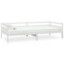 Sofá cama con colchón madera de pino maciza blanco 90x200 cm de vidaXL, Camas y somieres - Ref: Foro24-3083565, Precio: 296,7...