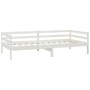 Sofá cama con colchón madera de pino maciza blanco 90x200 cm de vidaXL, Camas y somieres - Ref: Foro24-3083565, Precio: 296,7...