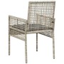 Silla de Jardín con cojín 2 pcs Gris Claro 55 x 53 x 85 cm en Sillas de jardín | Comprar online en Foru.es