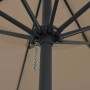Sombrilla de jardín Taupé 395 x 395 x 245 cm Poliéster y Acero en Sombrillas | Comprar online en Foru.es