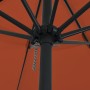 Sombrilla de jardín Terracota 395 x 395 x 245 cm en Sombrillas | Comprar online en Foru.es
