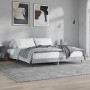 Estructura de cama madera de ingeniería gris hormigón 200x200cm de vidaXL, Camas y somieres - Ref: Foro24-832217, Precio: 116...