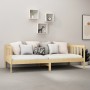 Sofá cama con colchón madera de pino maciza 90x200 cm de vidaXL, Camas y somieres - Ref: Foro24-3083609, Precio: 271,72 €, De...