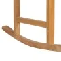 Silla mecedora de madera maciza de teca de vidaXL, Sillas de jardín - Ref: Foro24-44992, Precio: 144,44 €, Descuento: %