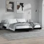 Estructura de cama madera de ingeniería negra 120x200 cm de vidaXL, Camas y somieres - Ref: Foro24-832150, Precio: 131,99 €, ...