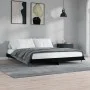 Estructura de cama madera de ingeniería negra 120x200 cm de vidaXL, Camas y somieres - Ref: Foro24-832150, Precio: 131,99 €, ...