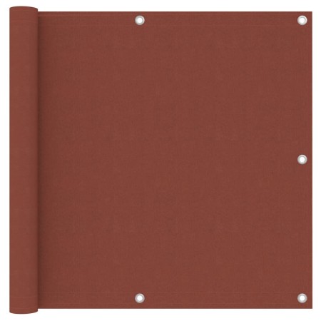 Toldo para balcón de tela oxford terracota 90x500 cm en Sombrillas | Comprar online en Foru.es