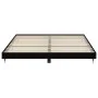 Estructura de cama madera de ingeniería negra 120x200 cm de vidaXL, Camas y somieres - Ref: Foro24-832150, Precio: 131,99 €, ...