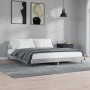 Estructura de cama madera de ingeniería gris hormigón 140x200cm de vidaXL, Camas y somieres - Ref: Foro24-832249, Precio: 120...