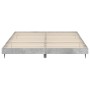 Estructura de cama madera de ingeniería gris hormigón 140x200cm de vidaXL, Camas y somieres - Ref: Foro24-832249, Precio: 120...