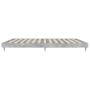Estructura de cama madera de ingeniería gris hormigón 140x200cm de vidaXL, Camas y somieres - Ref: Foro24-832249, Precio: 120...