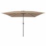 Sombrilla de jardín Taupé 295 x 295 x 245 cm Poliéster y Acero en Sombrillas | Comprar online en Foru.es